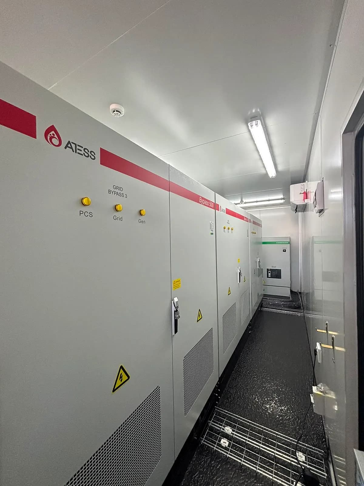 ATESS power conversion and grid bypass cabinets